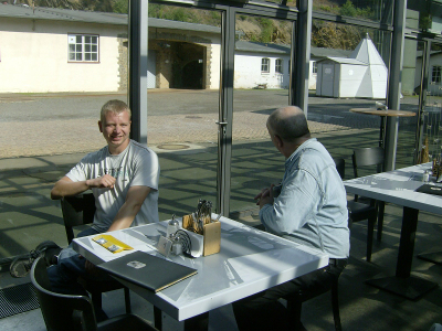 Farbfoto: Das Museumsbergwerk Rammelsberg bei Goslar am Sonntag, dem 7. August im Jahre 2011. Foto: R.I.