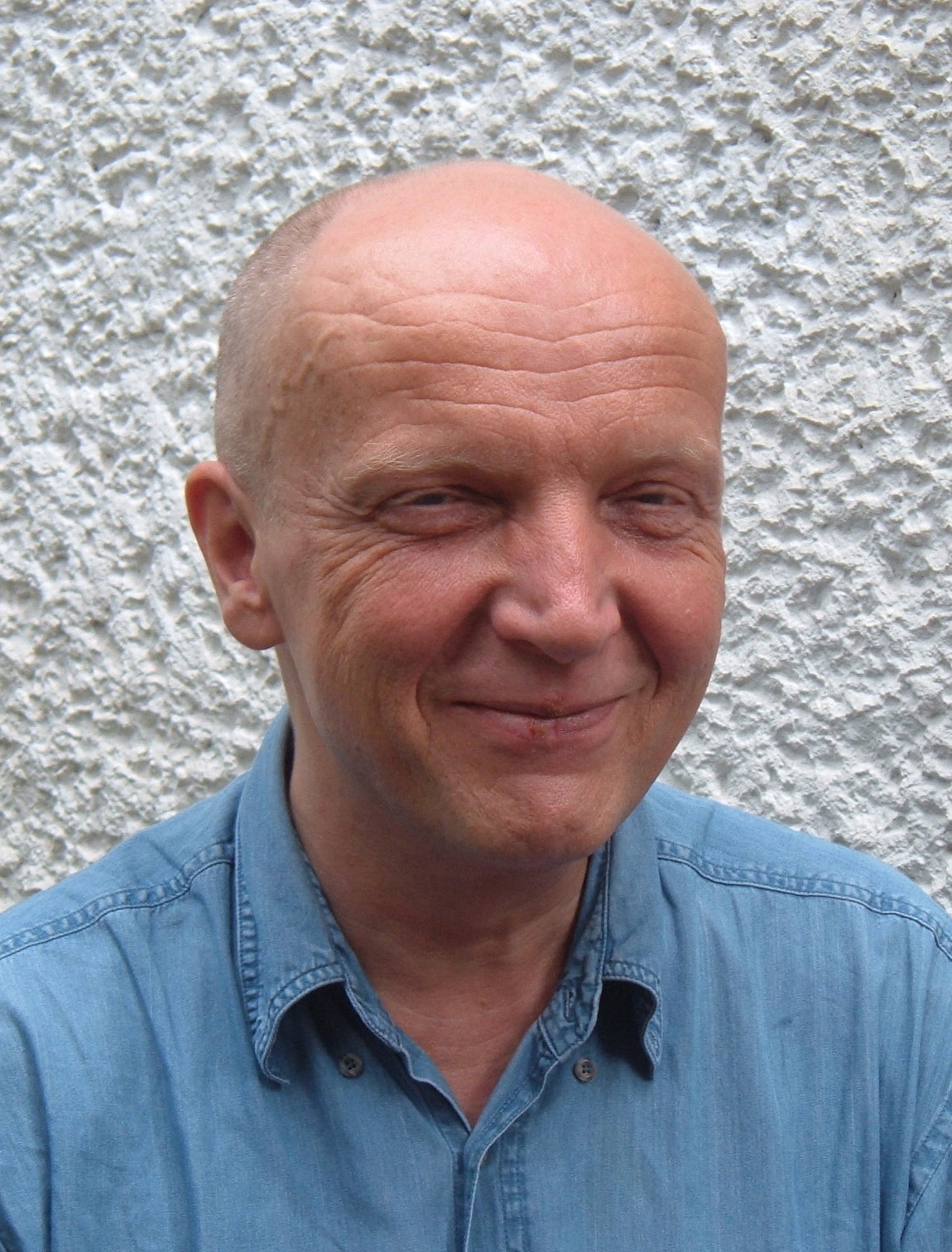 Erwin Thomasius in Pankow in Berlin im Jahr 2005. Photographin: Frau Simsohn. 
