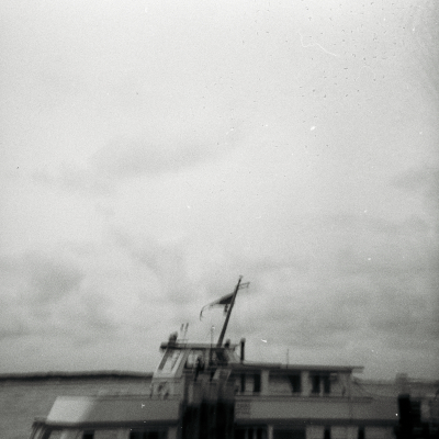 Photo von dem Hafen Europoort. 1966.